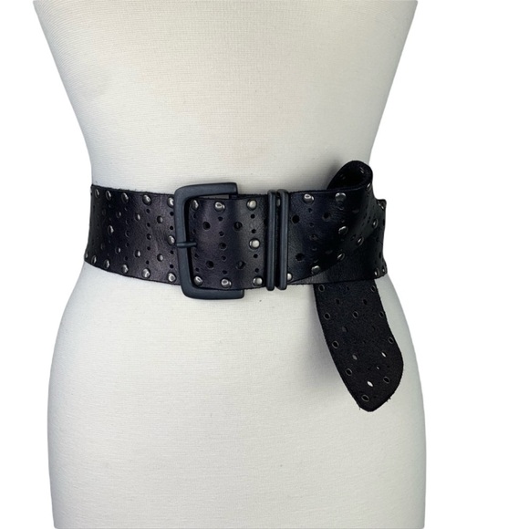 Gorgeous Brown Purple Metallic Sheen Leather Belt Size Medium main image 5